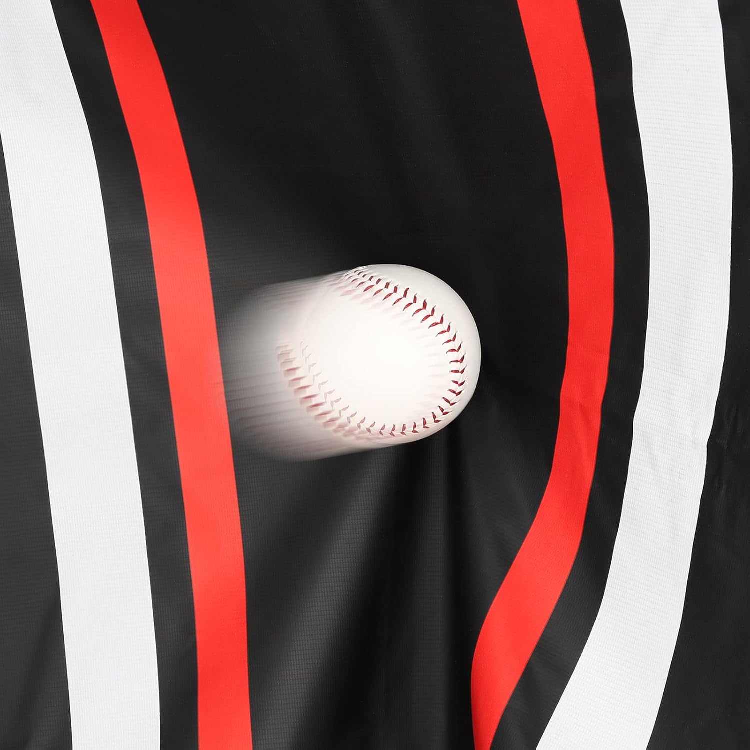 Respaldo de vinilo de 4 x 6 pies, respaldo de béisbol, jaula de bateo con zona de ataque e imagen de receptor para béisbol, sóftbol y protector de