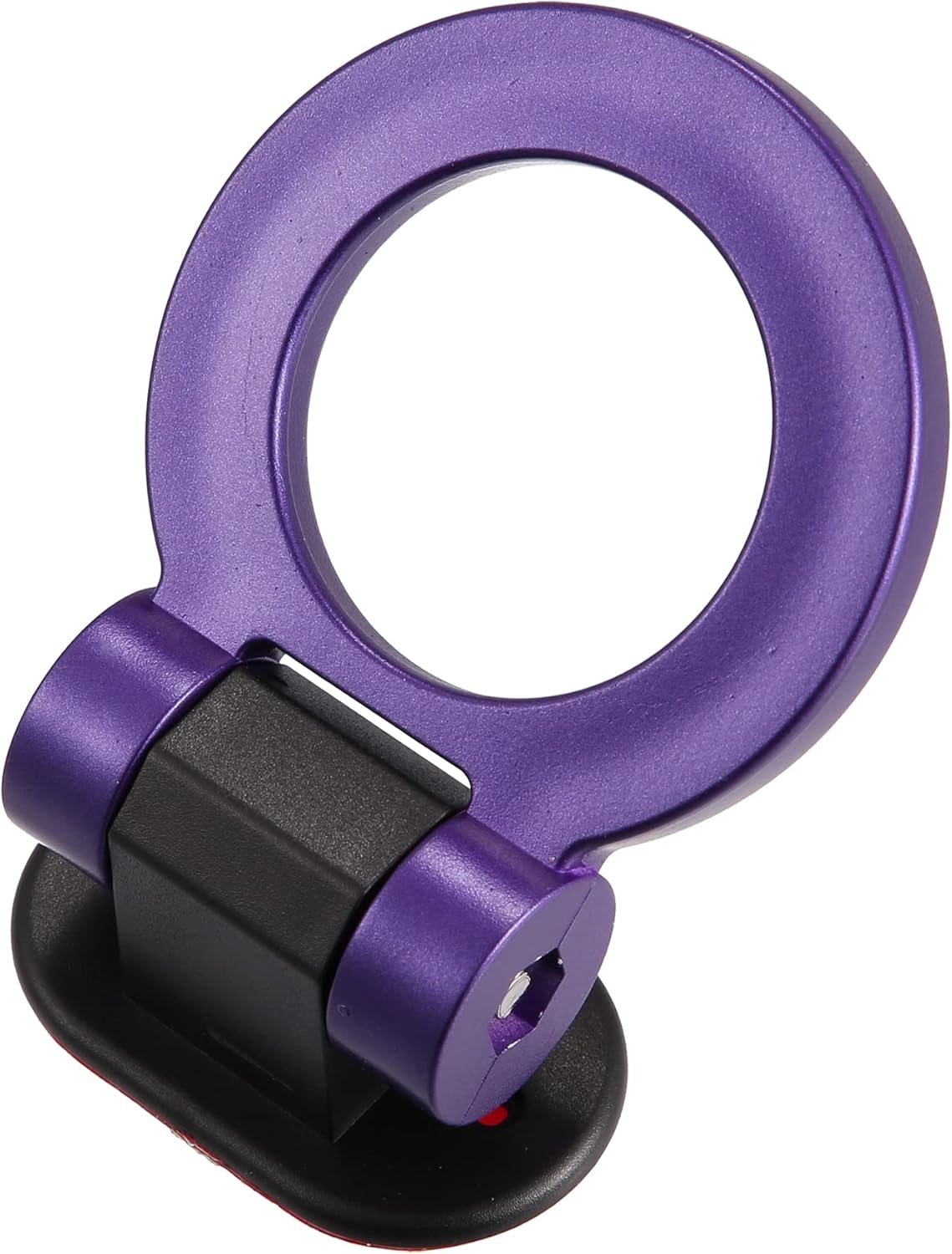 X AUTOHAUX Pegatina universal de remolque en forma de O púrpura para coche, decoración de parachoques