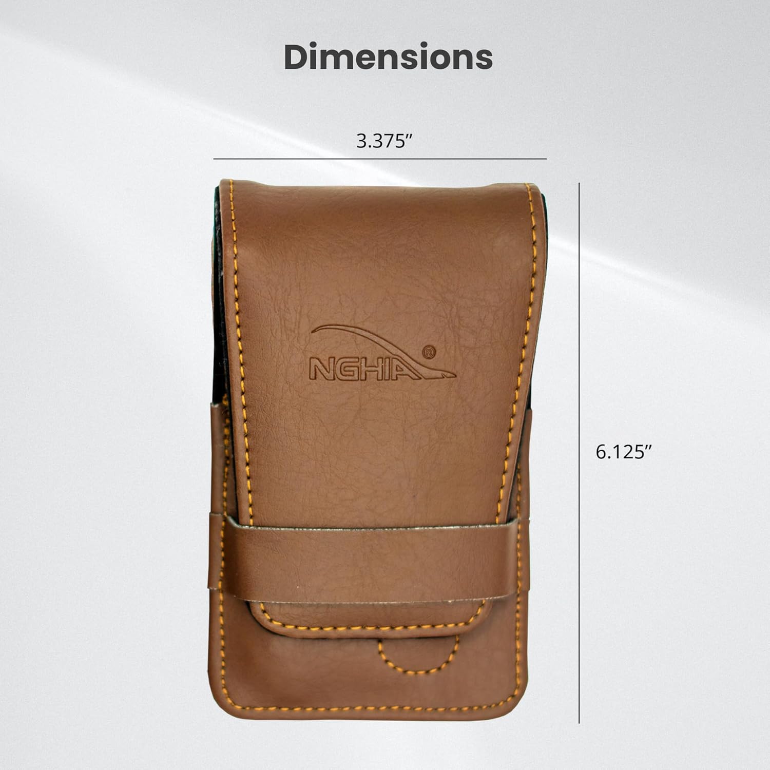 Set de manicura multifuncional para hombres – GS-08 (marrón)