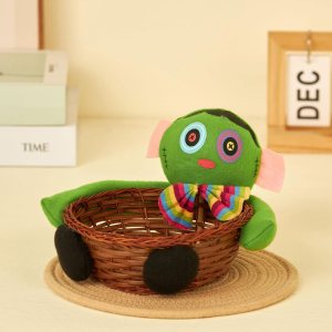 Plato para dulces de Halloween, calabaza, fantasma, gato negro, cesta de almacenamiento de caramelos de ratán para Halloween, bandeja para Plato para dulces de Halloween, calabaza, fantasma, gato negro, cesta de almacenamiento de caramelos de ratán para Halloween, bandeja para