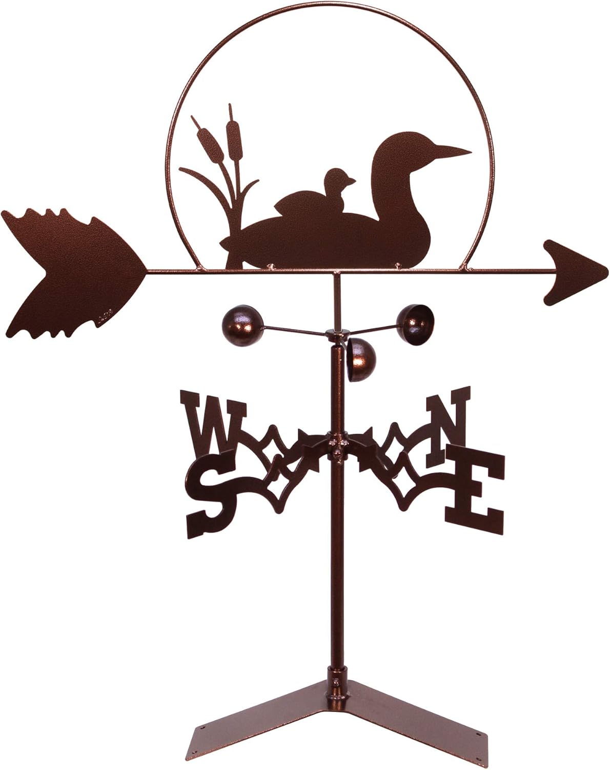 SWEN Products Veleta Loon Bird (soporte de techo incluido)