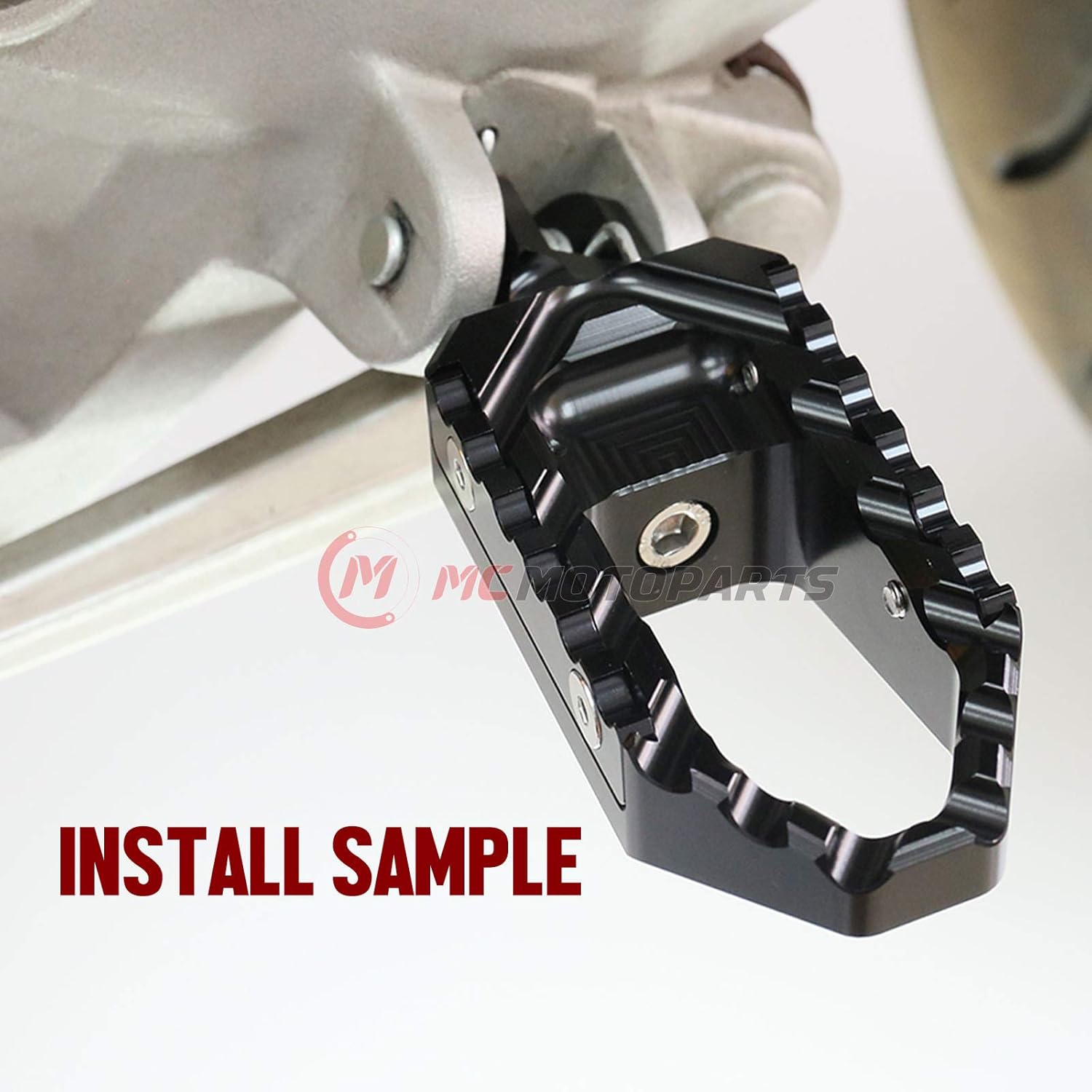 Estriberas anchas antideslizantes negras compatibles con Razor SX125 SX350 SX500