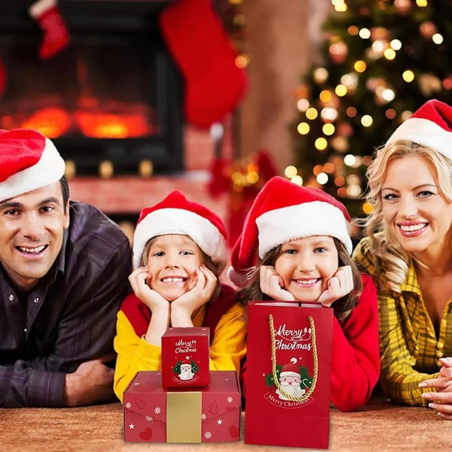 Caja de regalo sorpresa, explosión de 2023, cajas de regalo sorpresa sorpresa de Feliz Navidad, caja de regalo de sobre rojo plegable creatividad,