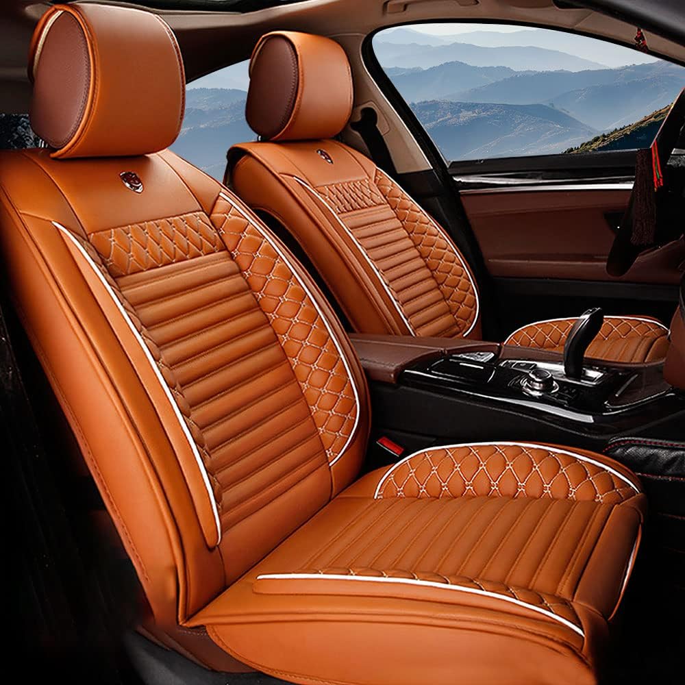 Fundas de asiento delantero de automóvil para Hyundai Genesis Coupé 2010-2016, compatible con bolsa de aire, ajuste universal para la mayoría de los