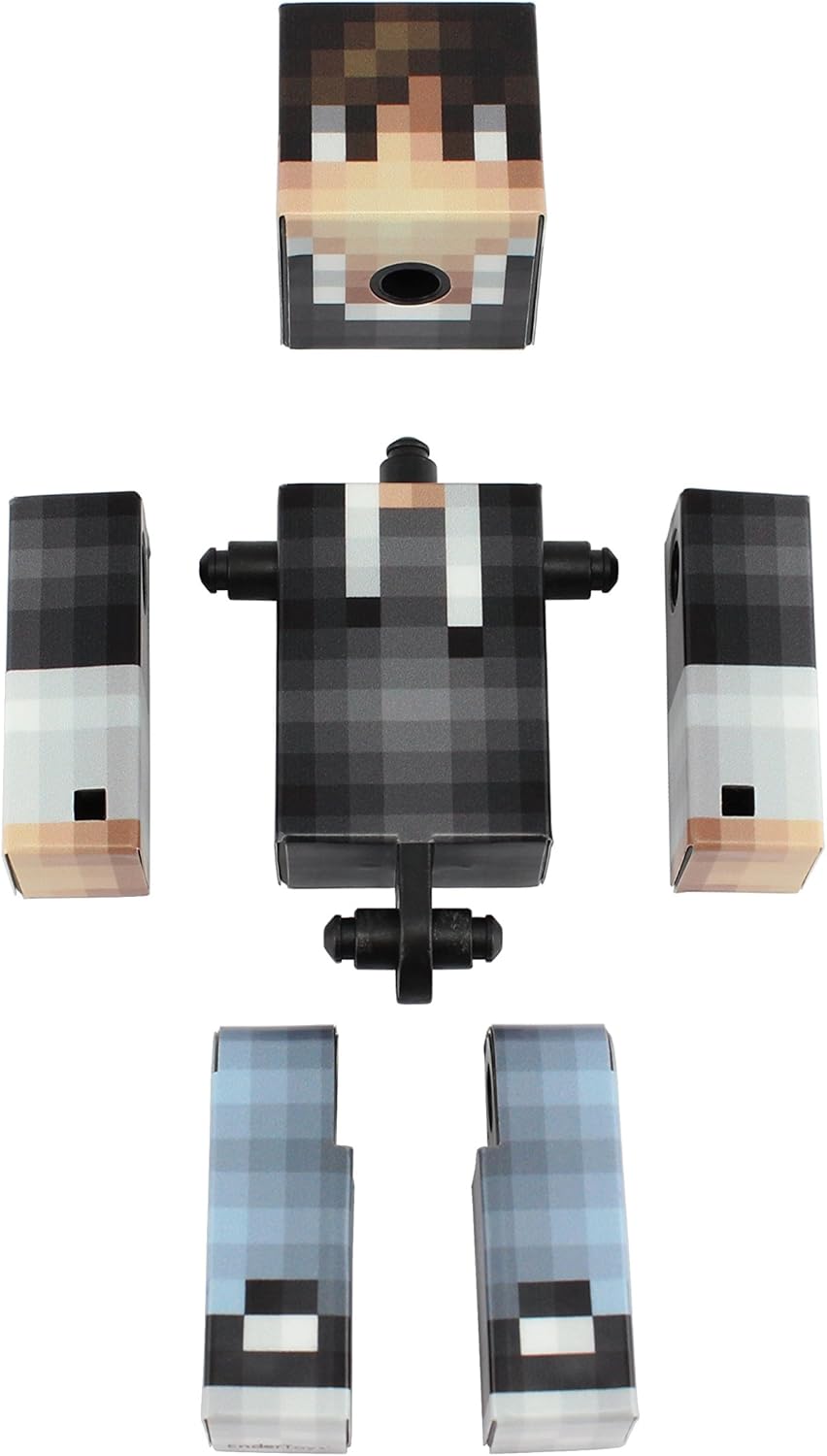 EnderToys Figura de acción de chico con capucha negra
