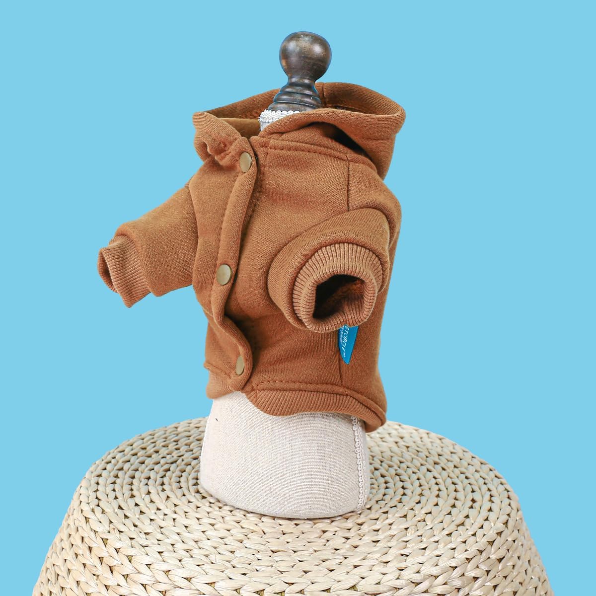Ropa para perro con capucha para mascotas, abrigo de invierno para cachorros, sudaderas para perros pequeños, niño y niña, patrón de llamarme,