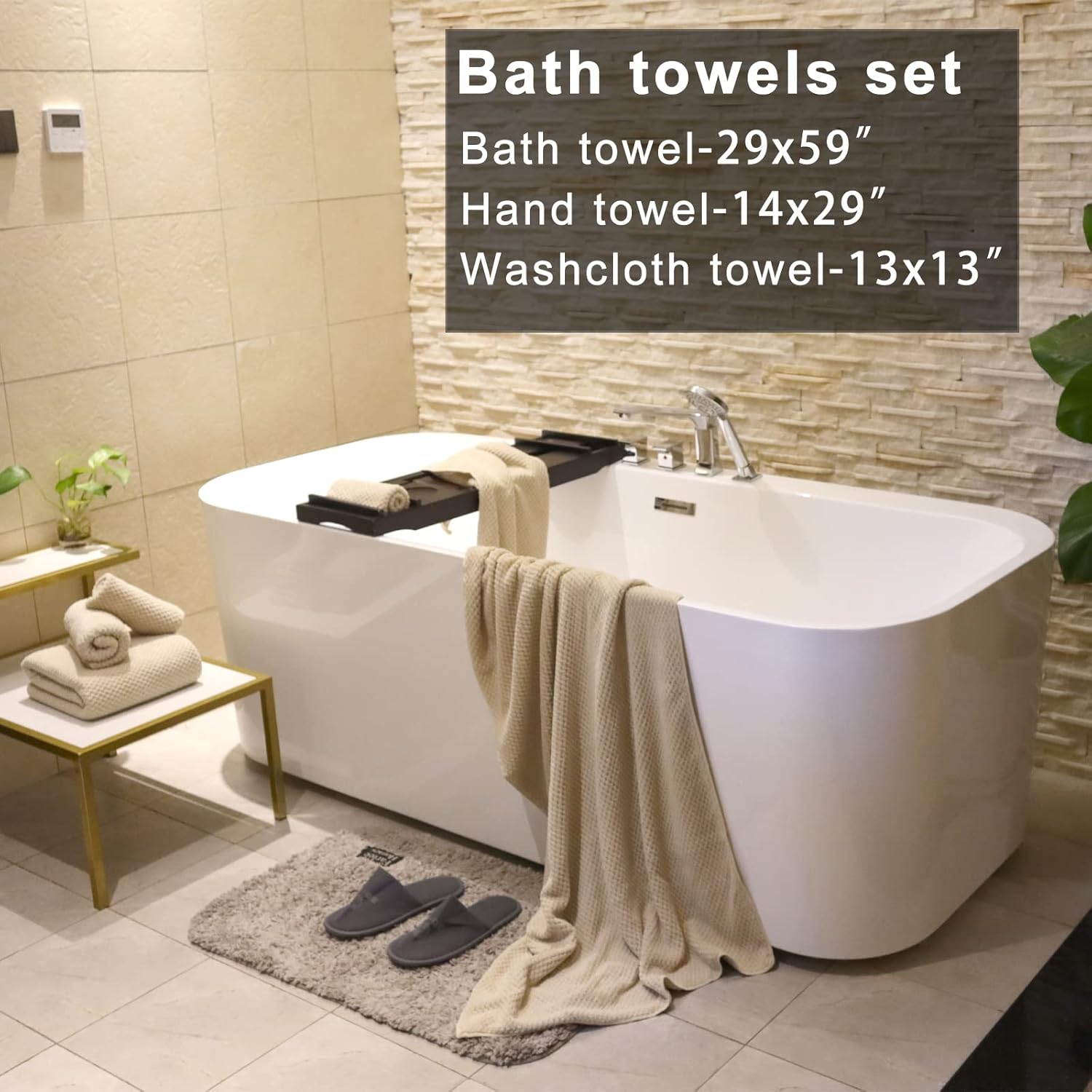 Toallas, juego de 6 toallas de baño extra grandes de 29 x 59 pulgadas, de microfibra súper suave, de secado rápido, para baño, 2 toallas de baño, 2