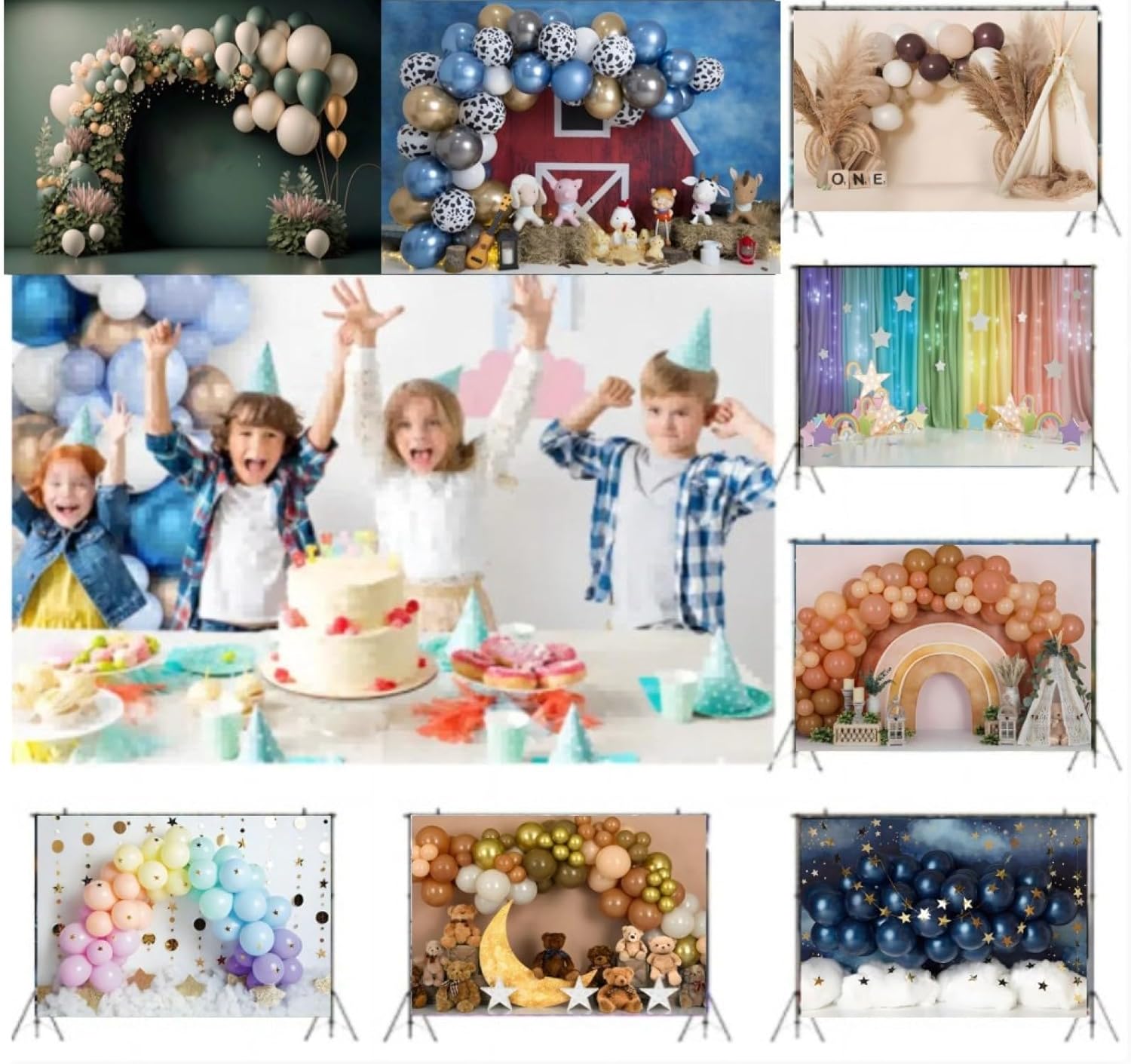 Telón de fondo para fotografía, flores bohemias, puerta de madera, para recién nacido, bautismo, niña, niño, pastel de cumpleaños, aplastamiento,
