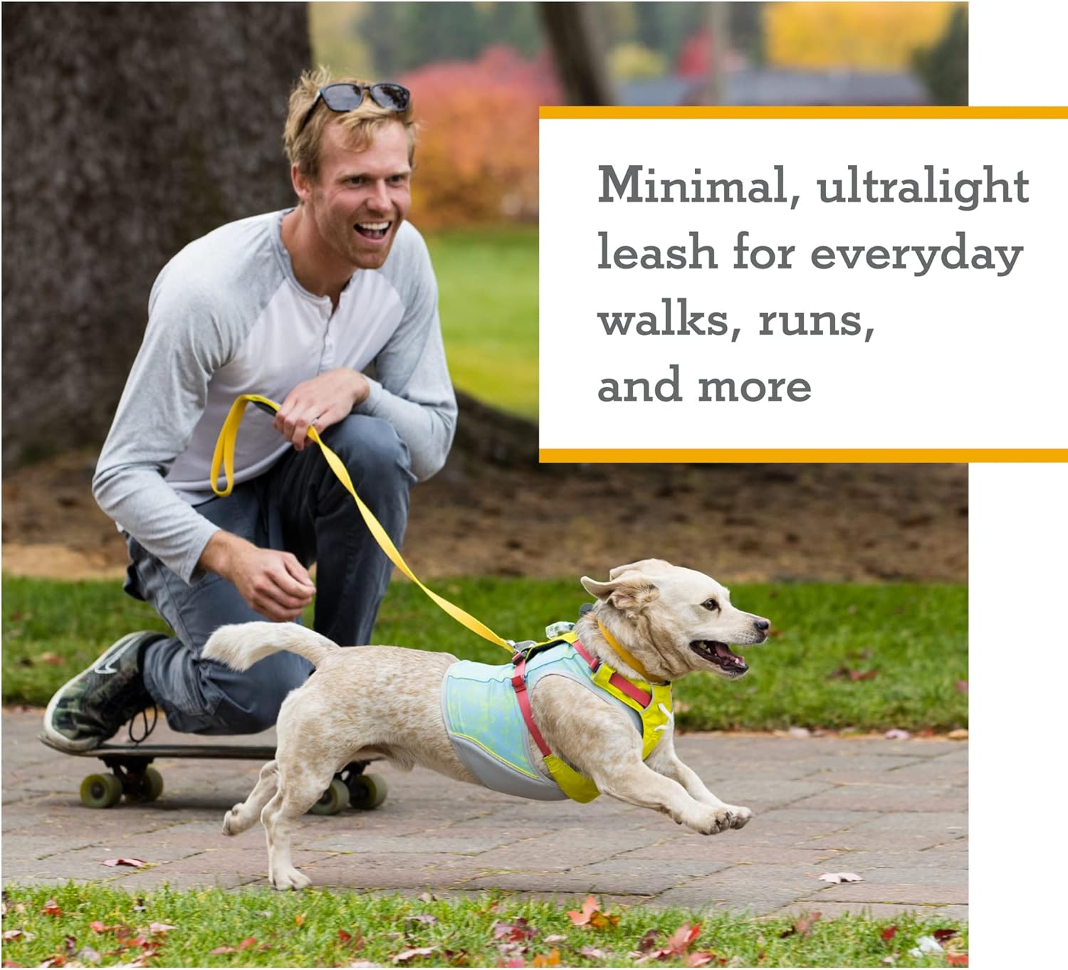 Ruffwear, Hi & Light – Correa para perro, correa ultraligera mínima para paseos y carreras diarios, 4.5 pies, rosa salmón