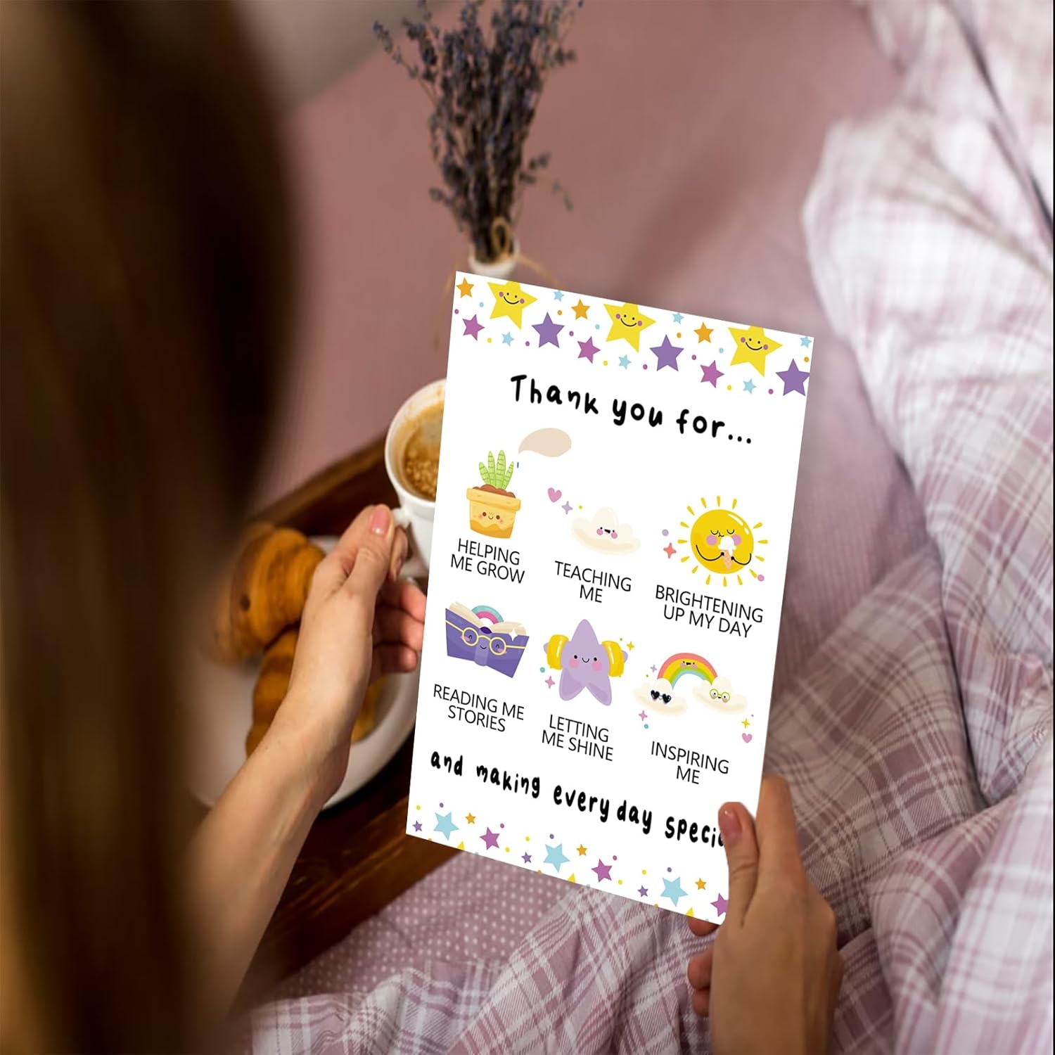 Ziwenhu Bonita tarjeta de agradecimiento para profesores, preciosa tarjeta de agradecimiento para mujeres y hombres, regalos de agradecimiento para