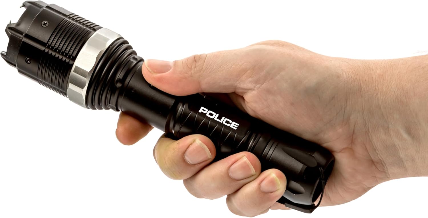 Police Stun Gun Burn Pepper Spray Combo para defensa personal – 8810