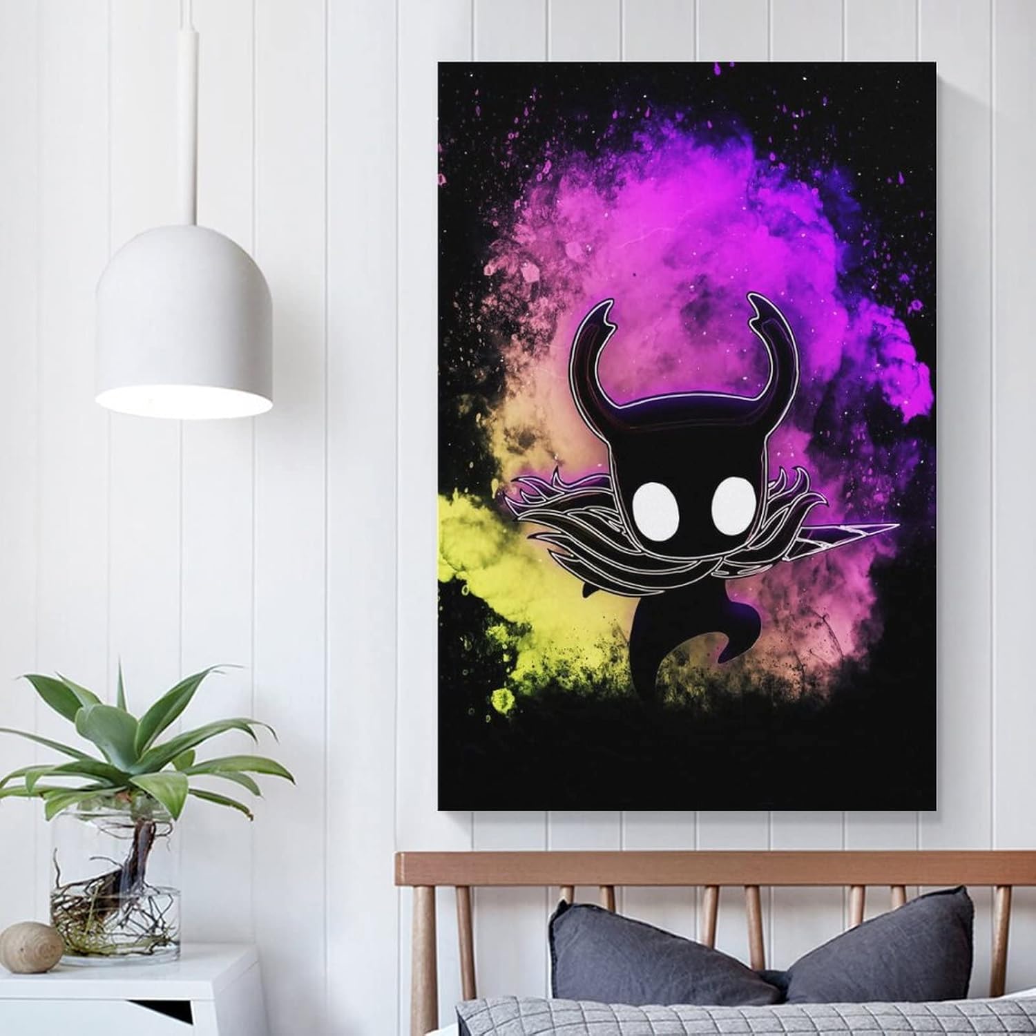 SNKB Póster de caballero hueco, pintura decorativa, lienzo, arte de pared, para sala de estar, dormitorio, 16 x 24 pulgadas (15.7 x 23.6 in)
