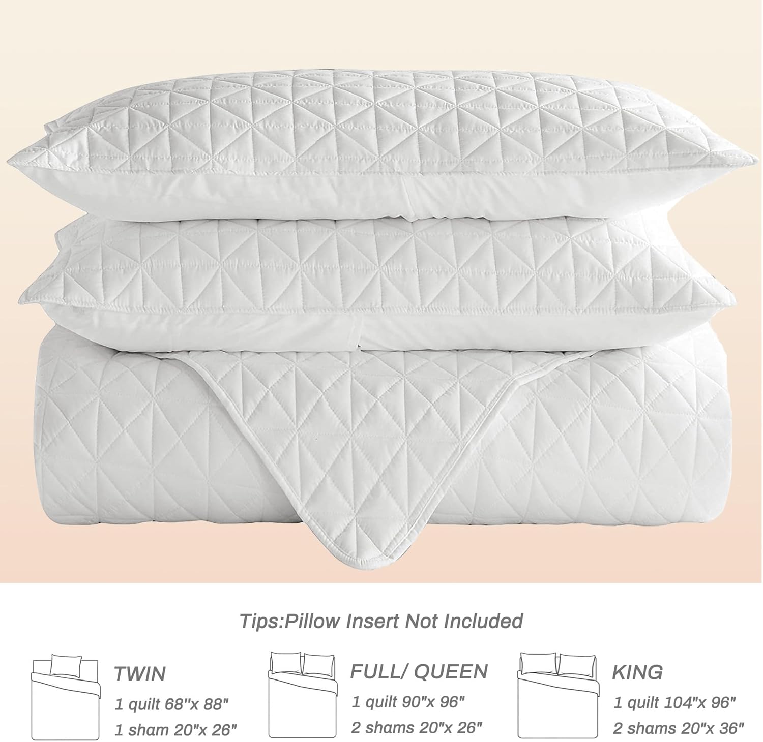 Exclusivo Mezcla – Juego de 3 piezas de colcha con fundas de almohada, como colcha o cubierta de cama (tejido de red), suave, ligera, reversible e