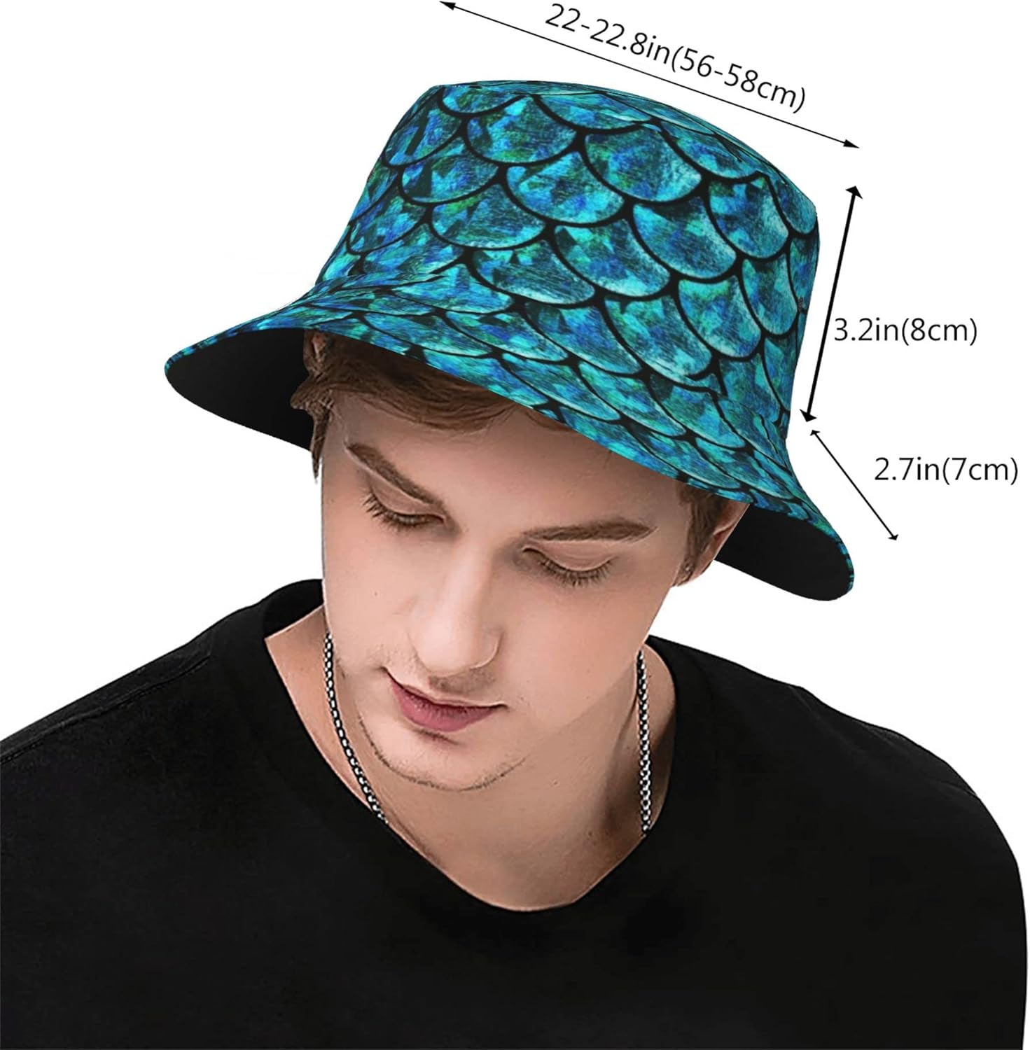 Sombrero de pescador de playa plegable de verano con diseño de fresa rosa, sombrero de pescador para hombres y mujeres