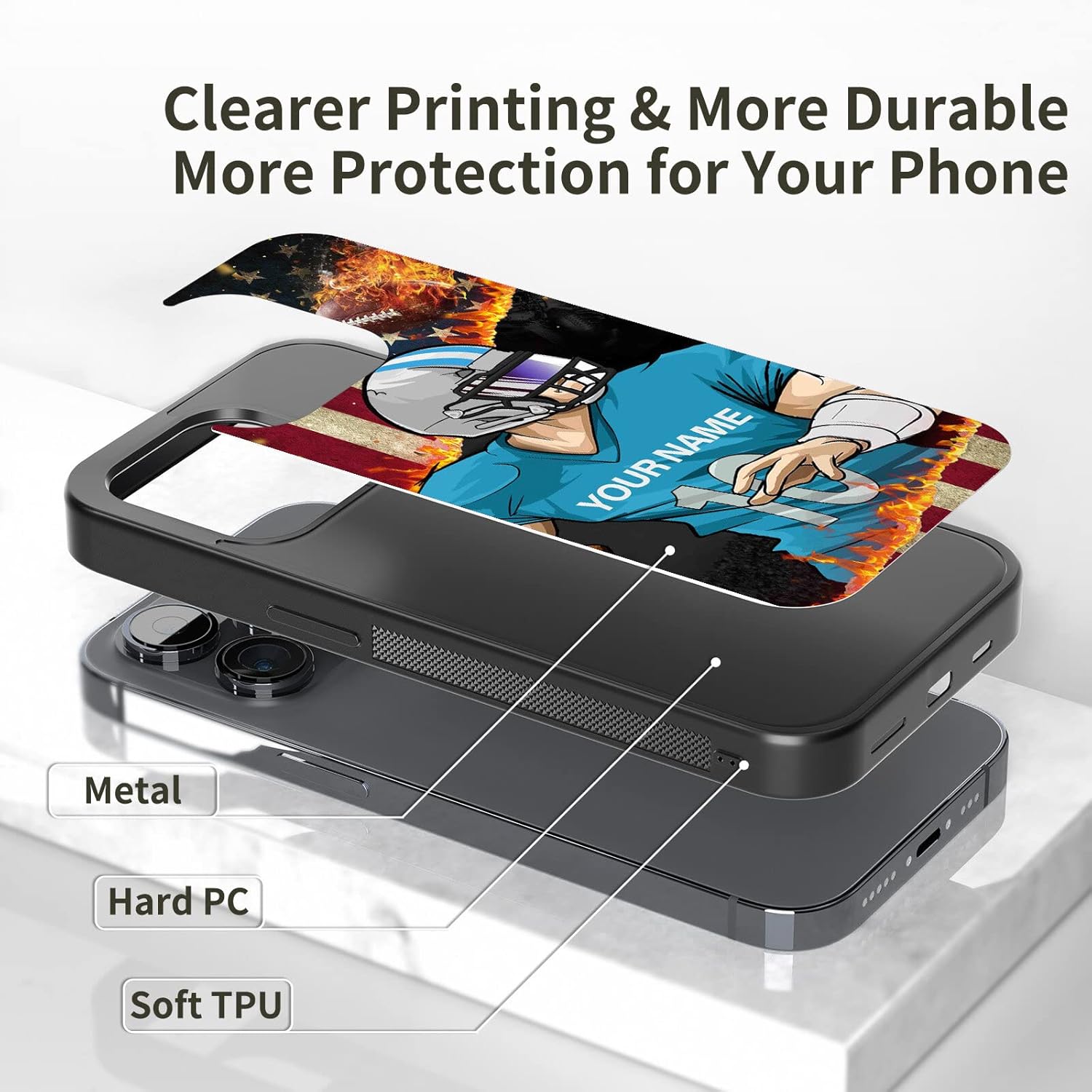 Carcasas de teléfono personalizadas con diseño deportivo para fanáticos iPhone 11, 12, 13, 14 Pro Max Plus Mini X 7 8 SE Samsung Note 7 8 9 10 20