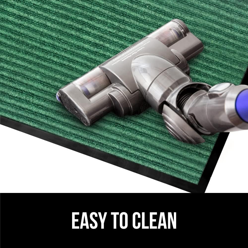 Gorilla Grip – Tapete afelpado original de goma con perfil bajo, paquete de dos, resistente, duradero, impermeable y fácil de limpiar para interior