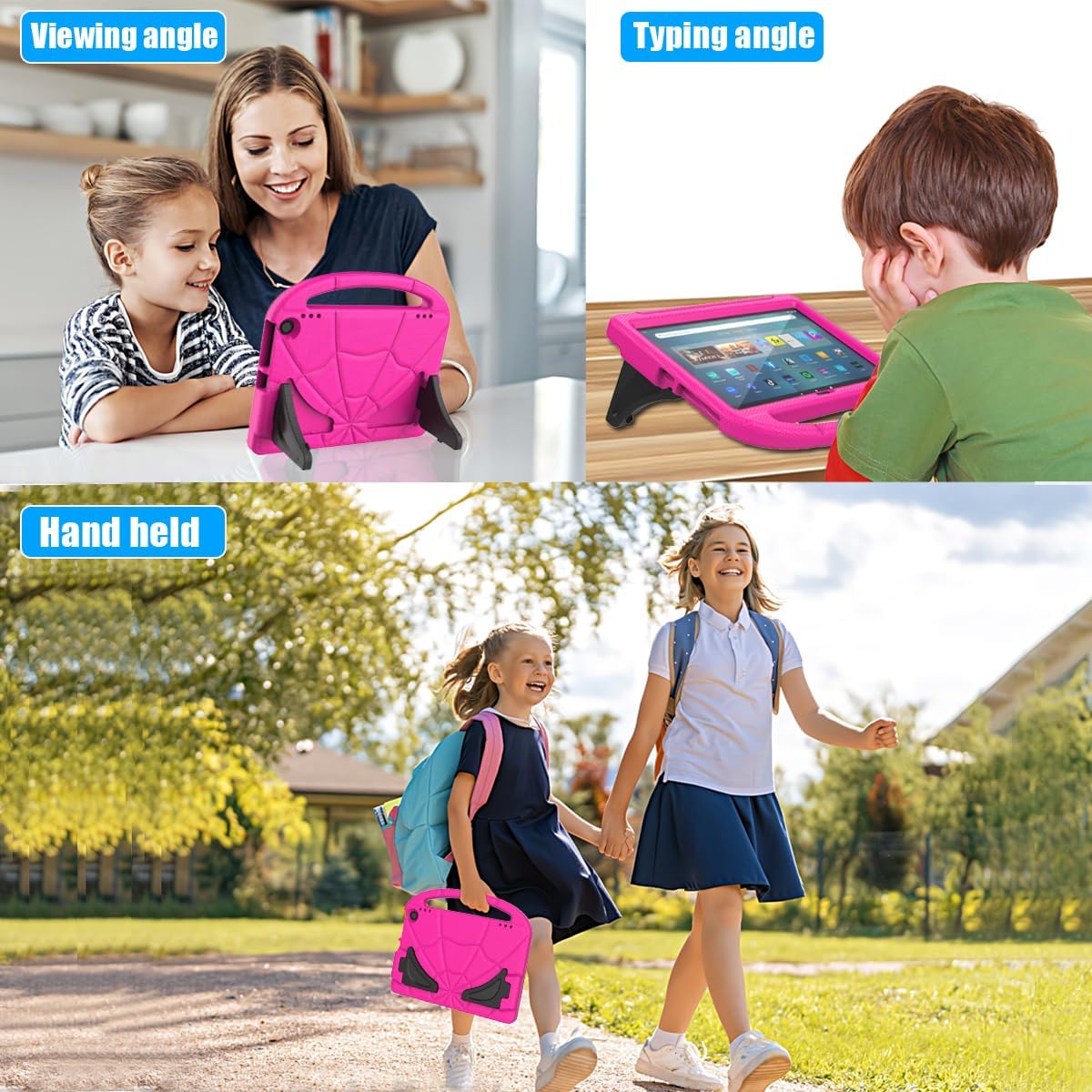 Funda infantil para tablet de 11 pulgadas, no compatible con tabletas Samsung iPad de 11 pulgadas, a prueba de golpes, ligera, con soporte para