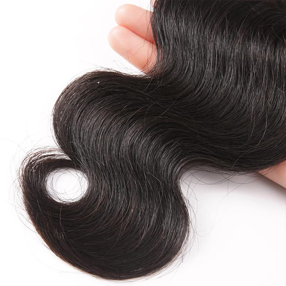 Cirvty – Paquete de cabello humano ondulado de 20 pulgadas, 1 manojos de cabello virgen brasileño 100% sin procesar, paquetes de cabello humano de