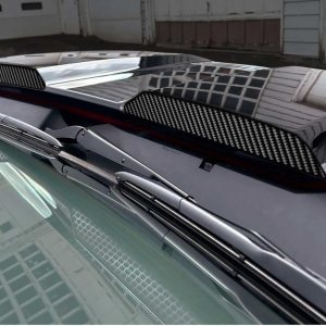 Chevy Silverado Trail Boss ZR2 – Juego de 2 calcomanías de ventilación de fibra de carbono negras para capó trasero, compatible con modelos 2022 y Chevy Silverado Trail Boss ZR2 – Juego de 2 calcomanías de ventilación de fibra de carbono negras para capó trasero, compatible con modelos 2022 y