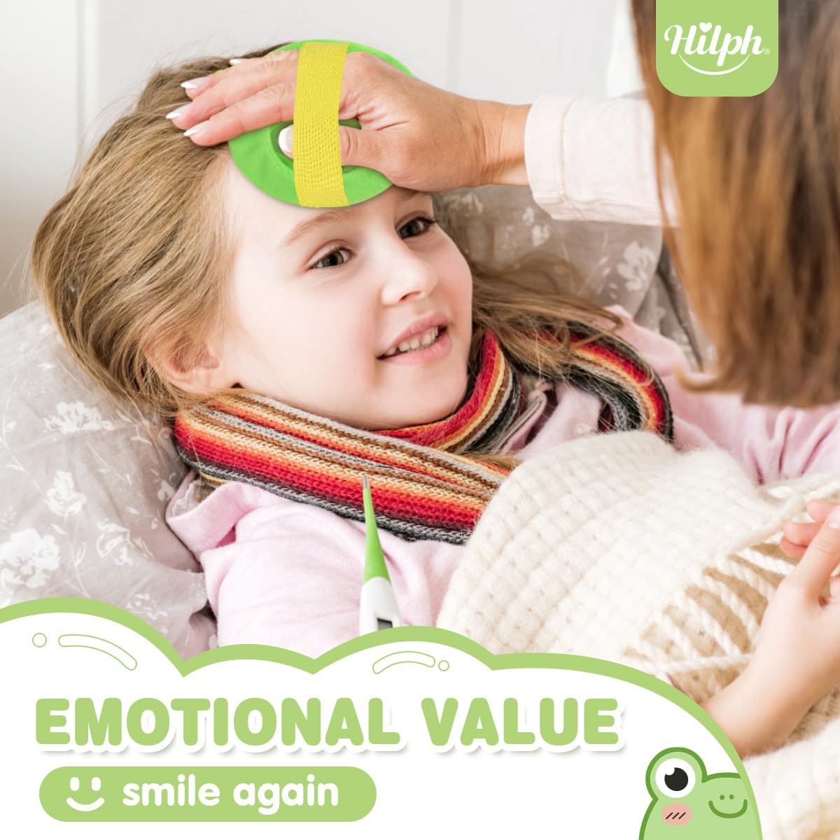 Hilph Paquetes de hielo para niños Boo Boos, Reuable paquetes de agua fría para niños con correas de mano y mangas suaves para aliviar el dolor,