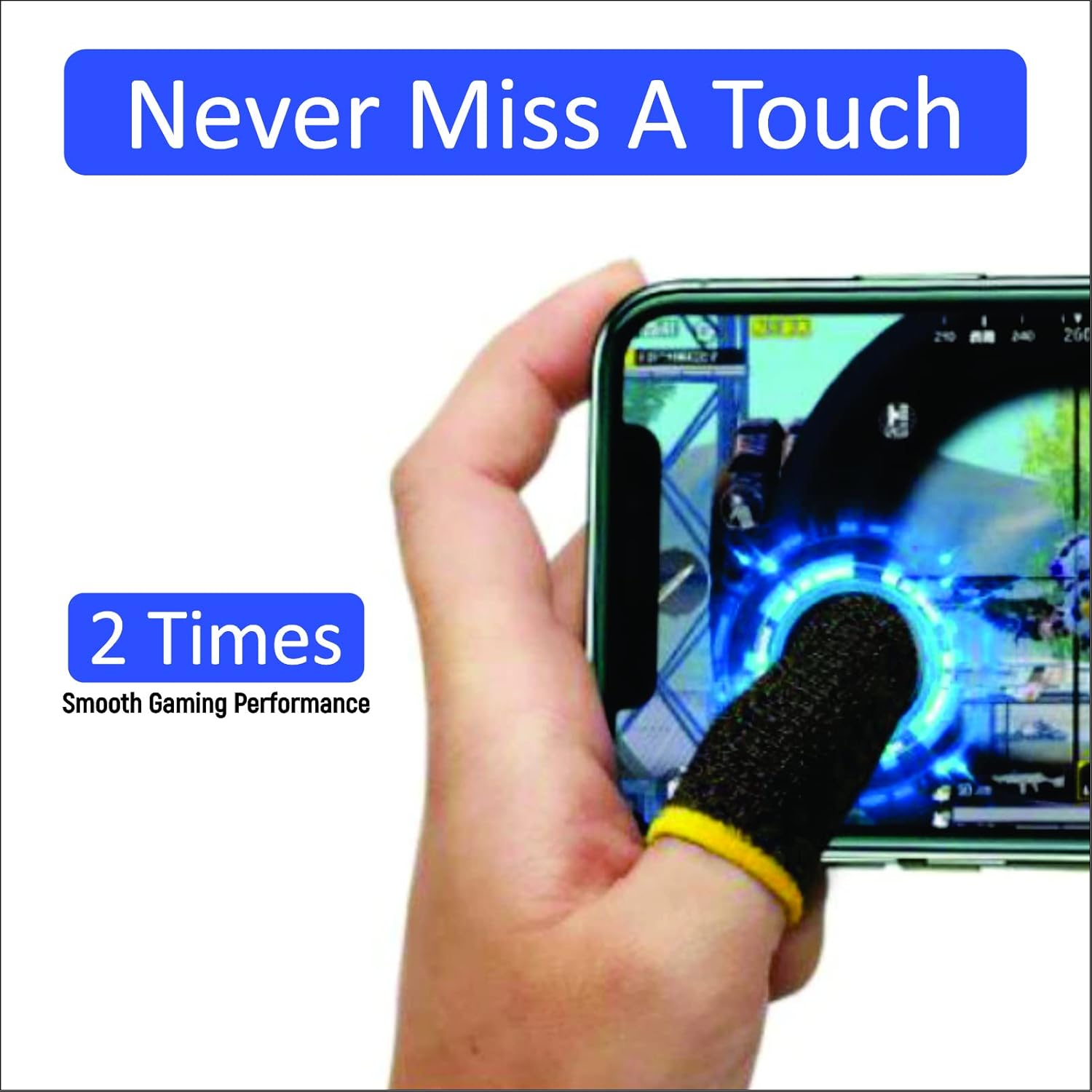 GENDA PUBG – Fundas para dedos de teléfono móvil para juegos, guantes transpirables antisudor para juegos, mangas para pulgares, juegos móviles,