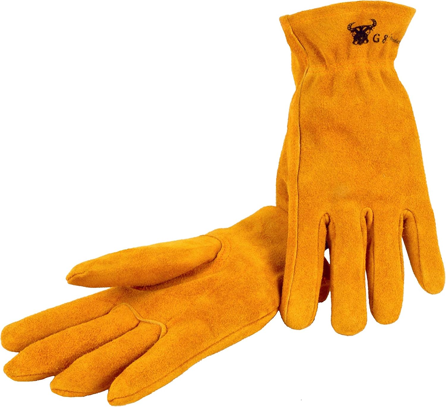 G & F Products Kids Genuine Leather Work Gloves, Kids Garden Gloves