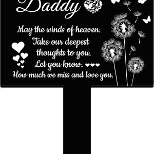 Decoraciones de cementerio para tumbas conmemorativas, marcadores de estaca para exteriores, estaca decorativa conmemorativa de condolencias de Decoraciones de cementerio para tumbas conmemorativas, marcadores de estaca para exteriores, estaca decorativa conmemorativa de condolencias de