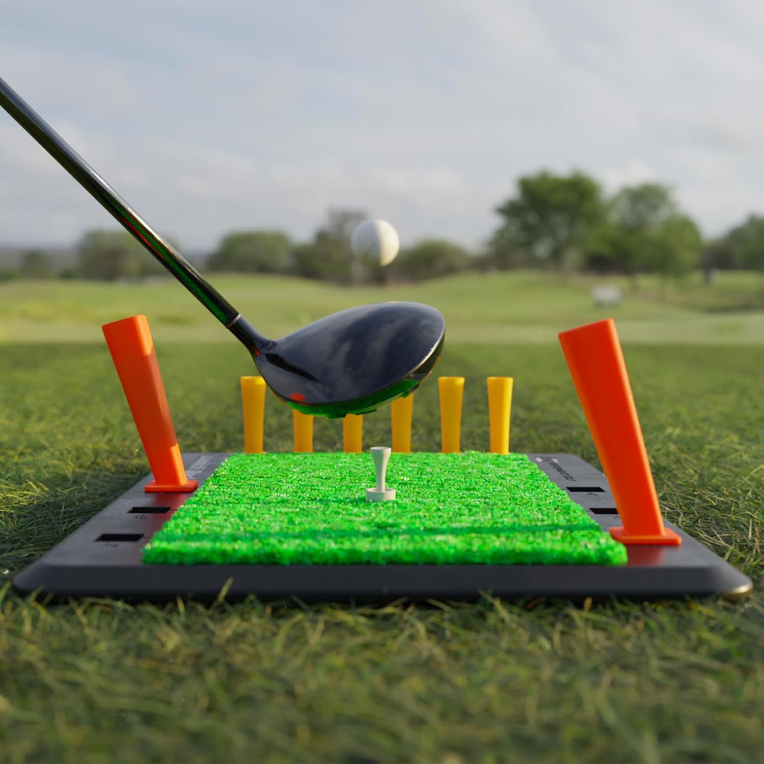 Performance Golf Entrenador de swing de golf de plataforma de lanzamiento – Herramienta de dominio de Slice I Swing por Hank Haney I Comentarios
