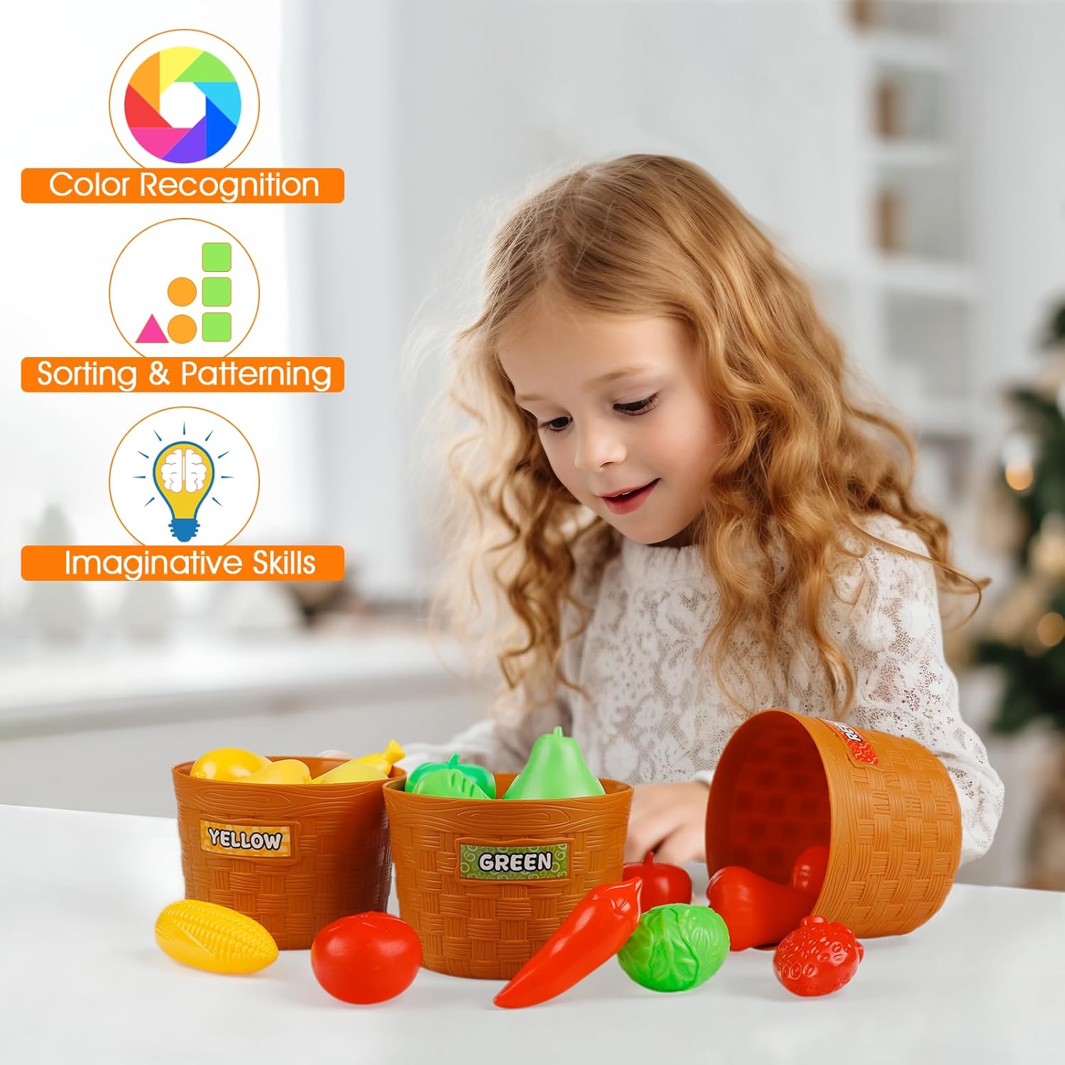 TingingYuli Juguetes Montessori para niños de 1, 2, 3 años, 4 en 1, animales de granja, juguetes de granero para niños pequeños de 1 a 3 años, juego