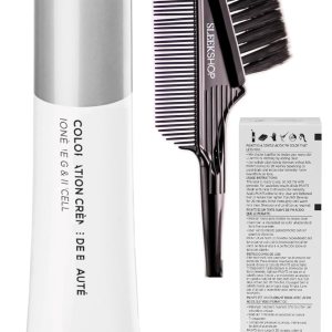 outcome Comb + MajrûI – Tinte en crema permanente profesional para el cabello, color Ionene G Incell 080123 (con cepillo y peine 3 en 1 de alta outcome Comb + MajrûI – Tinte en crema permanente profesional para el cabello, color Ionene G Incell 080123 (con cepillo y peine 3 en 1 de alta