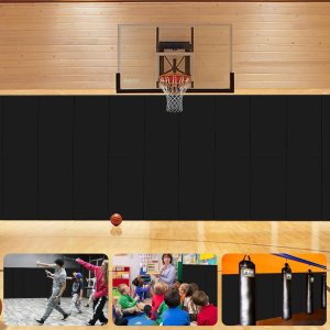 Almohadillas de pared acolchadas para gimnasio, alfombrillas de pared de baloncesto, almohadillas de pared de espuma de 2 pulgadas de grosor, Almohadillas de pared acolchadas para gimnasio, alfombrillas de pared de baloncesto, almohadillas de pared de espuma de 2 pulgadas de grosor,
