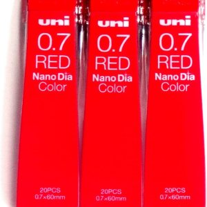 Uni Portaminas Nano Dia Color 0.028 in, Rojo (U07202NDC.15), 20 minas 3 paquetestotal 60 minas (importación japonesa) Paquete original Komainu-Dou Uni Portaminas Nano Dia Color 0.028 in, Rojo (U07202NDC.15), 20 minas 3 paquetestotal 60 minas (importación japonesa) Paquete original Komainu-Dou