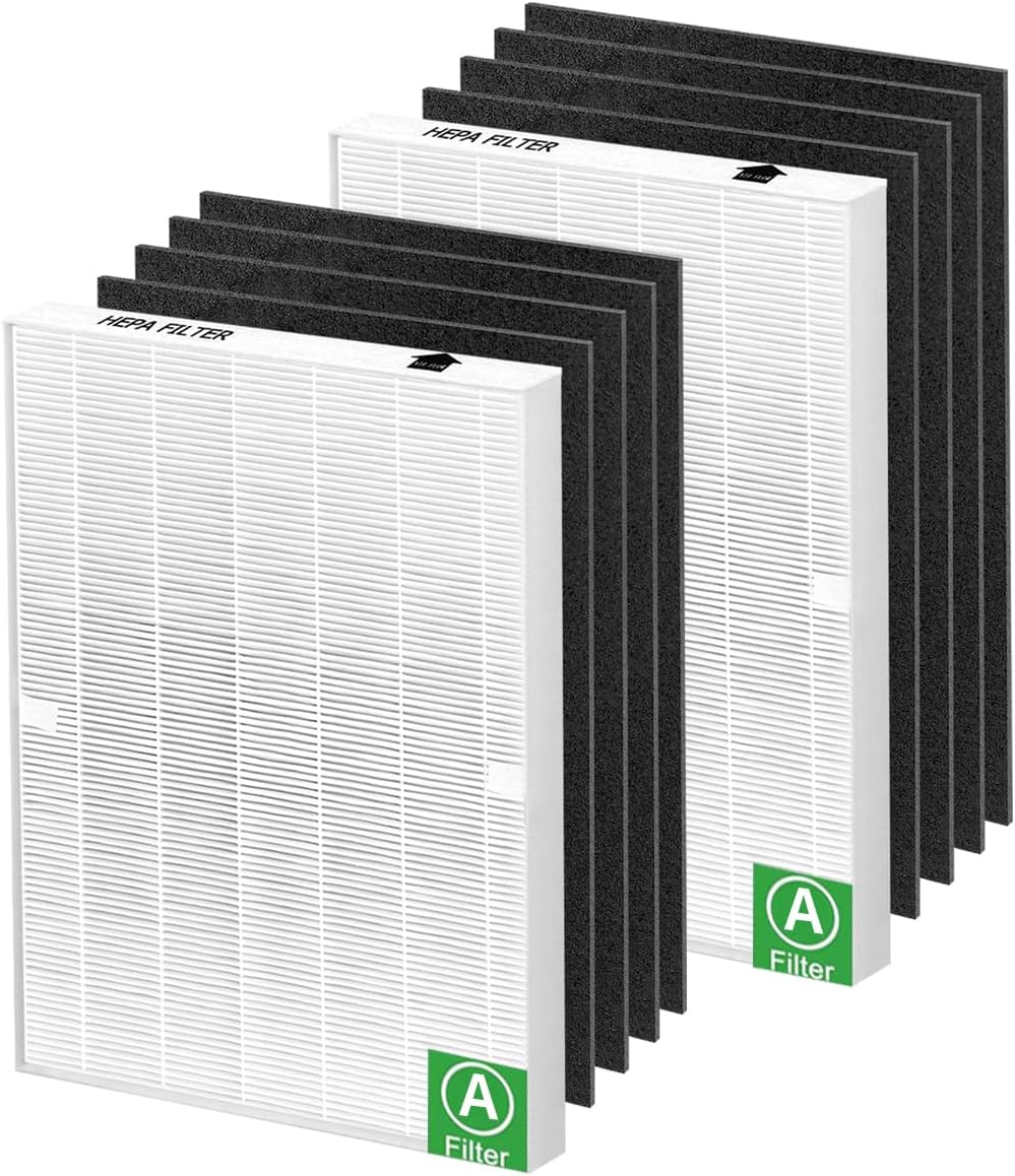115115 C535 – Filtros de repuesto True HEPA compatibles con Winix Wac5300 5500 6300 P300 Plasmawave 5300-2 5500 6300-2 y 290 300DX95 y AP-300PH,
