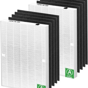 115115 C535 – Filtros de repuesto True HEPA compatibles con Winix Wac5300 5500 6300 P300 Plasmawave 5300-2 5500 6300-2 y 290 300DX95 y AP-300PH, 115115 C535 – Filtros de repuesto True HEPA compatibles con Winix Wac5300 5500 6300 P300 Plasmawave 5300-2 5500 6300-2 y 290 300DX95 y AP-300PH,