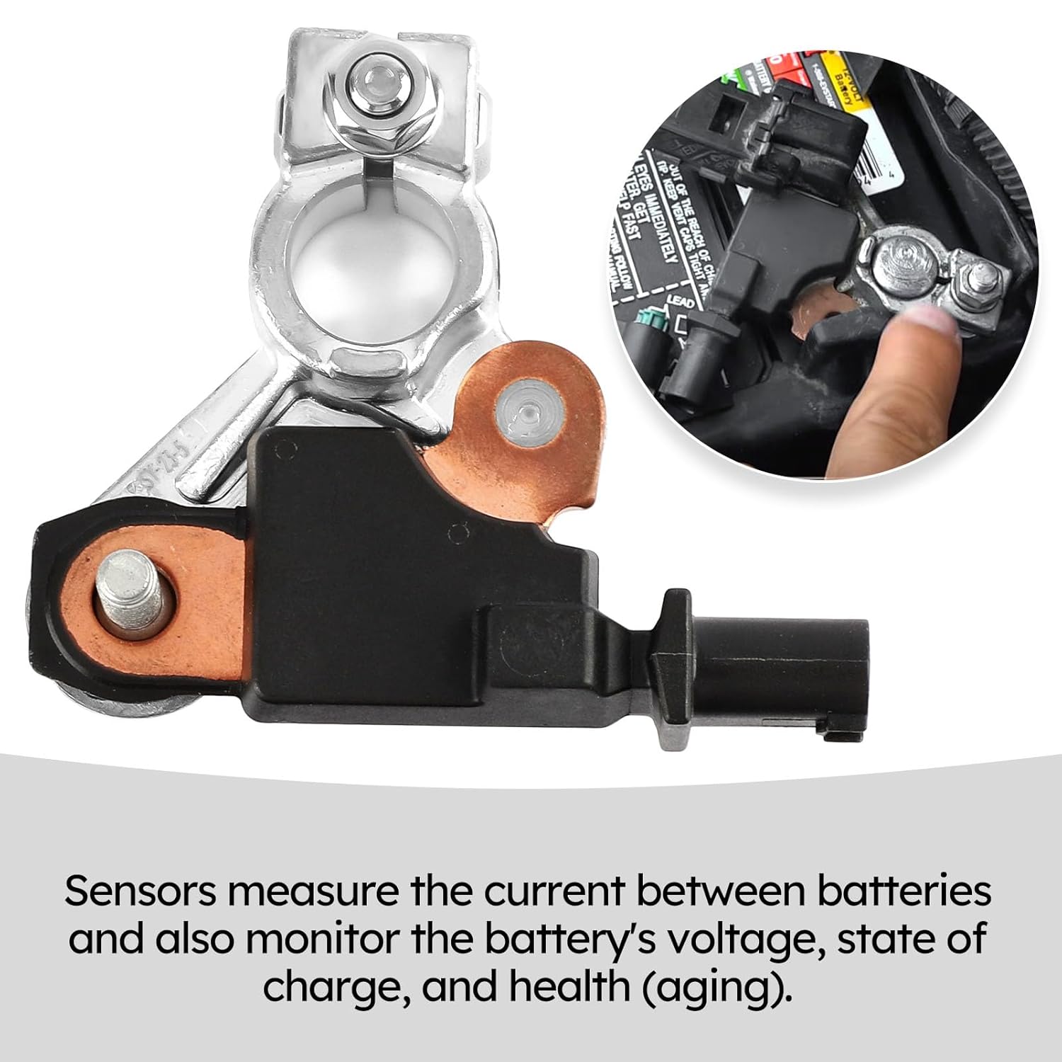 38920-TR0-A02 Sensor de corriente de bateríaSensor de temperatura de voltaje de batería para Honda Civic 2012-2015, Honda Crv 2012-2016Acura ILX