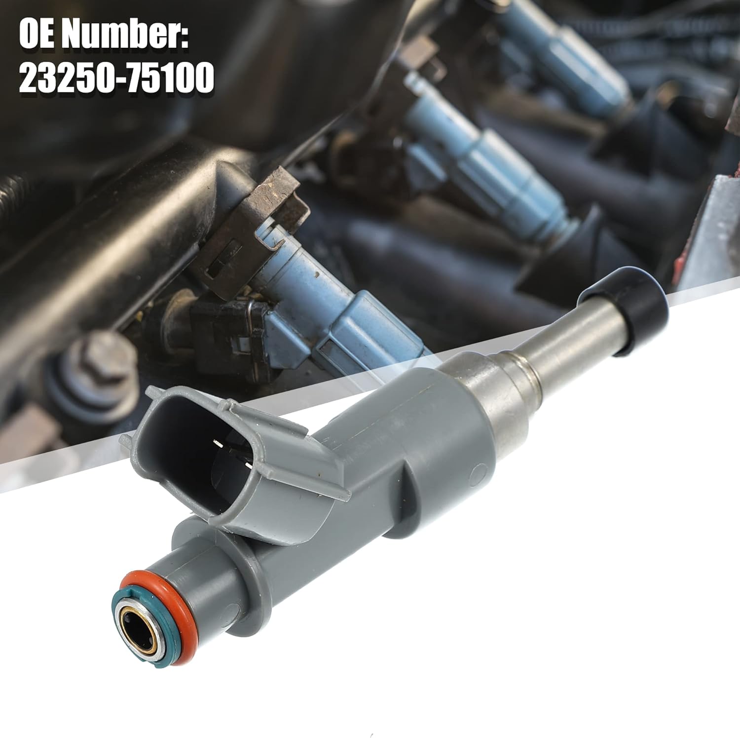 X AUTOHAUX 4pcs 23250-75100 23209-75100 Inyector de combustible para Toyota 4Runner 2.7L 2010 para Toyota Hiace 2.7L 2010 para Toyota Tacoma 2.7L