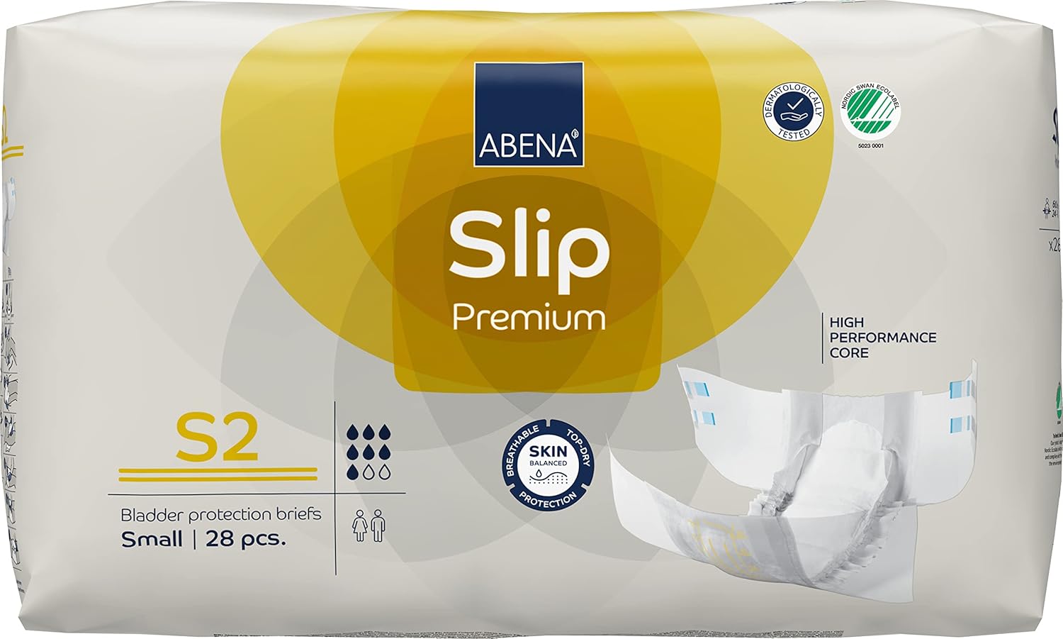 Abena Slip S2 Premium – Almohadilla para incontinencia todo en uno