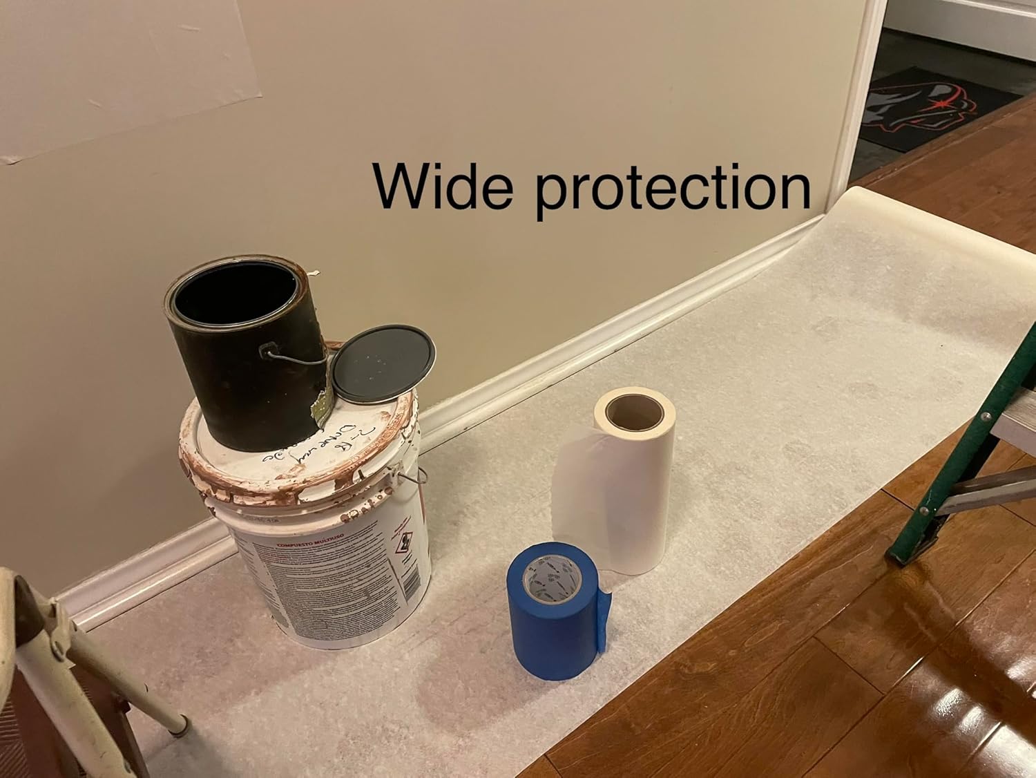 Cinta adhesiva ancha para pintar impresora 3D, adhesivo de cama de 6 pulgadas, color azul, 180 pies y 60 yardas de largo, para pintores, protección