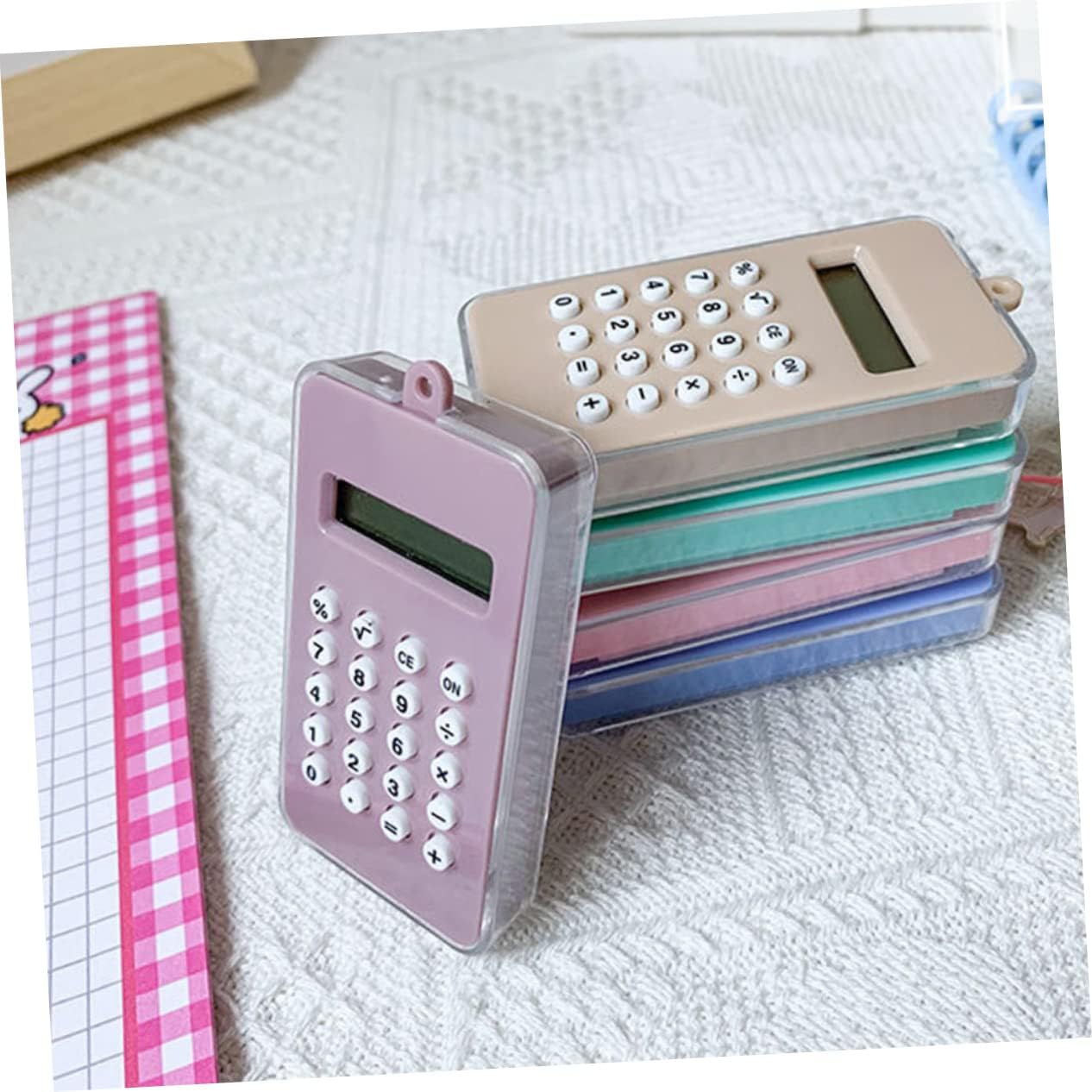 Tofficu Calculadora de bolsas de regalo, 2 unidades, relleno de bolsas de golosinas, rellenos para niños, estudiantes, relleno de computadora para