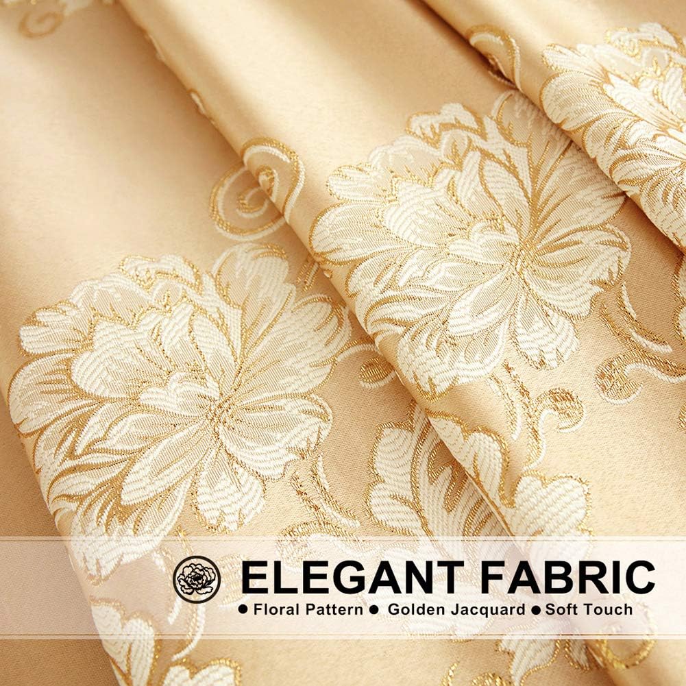 ELKCA – Cenefa de cascada de tejido jacquard para dormitorio, cenefa de cortina de lujo para sala de estar