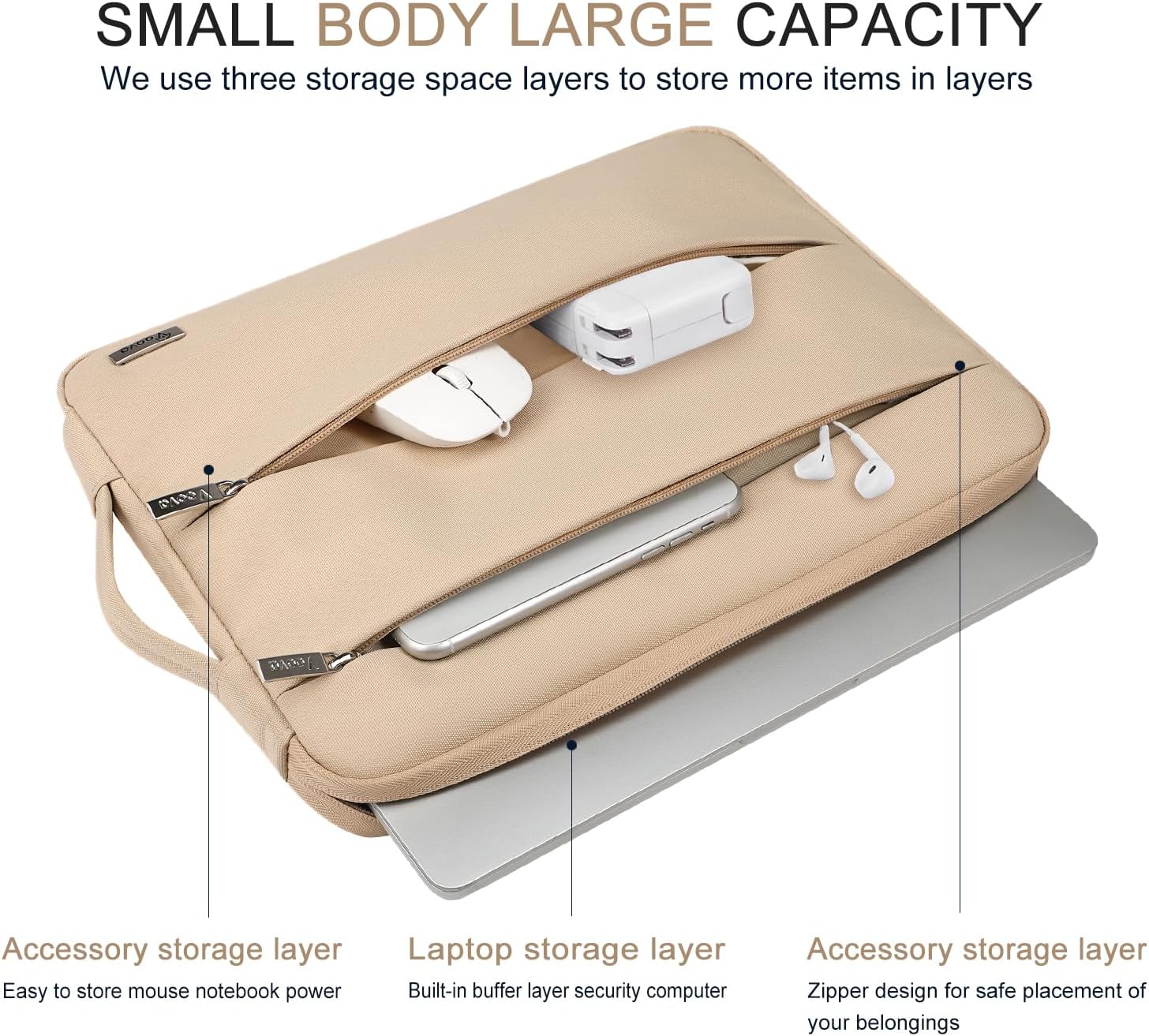 Voova Funda para laptop compatible con MacBook AirPro M2 M1 2016-2022 de 13.3 pulgadas Surface Pro X  98, 13.5 Surface Laptop 54, funda impermeable