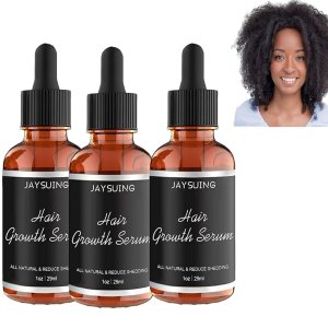 Suero para el crecimiento del cabello para mujeres negras, suero de belleza para el cabello, suero de crecimiento del cabello para mujeres negras (3 Suero para el crecimiento del cabello para mujeres negras, suero de belleza para el cabello, suero de crecimiento del cabello para mujeres negras (3