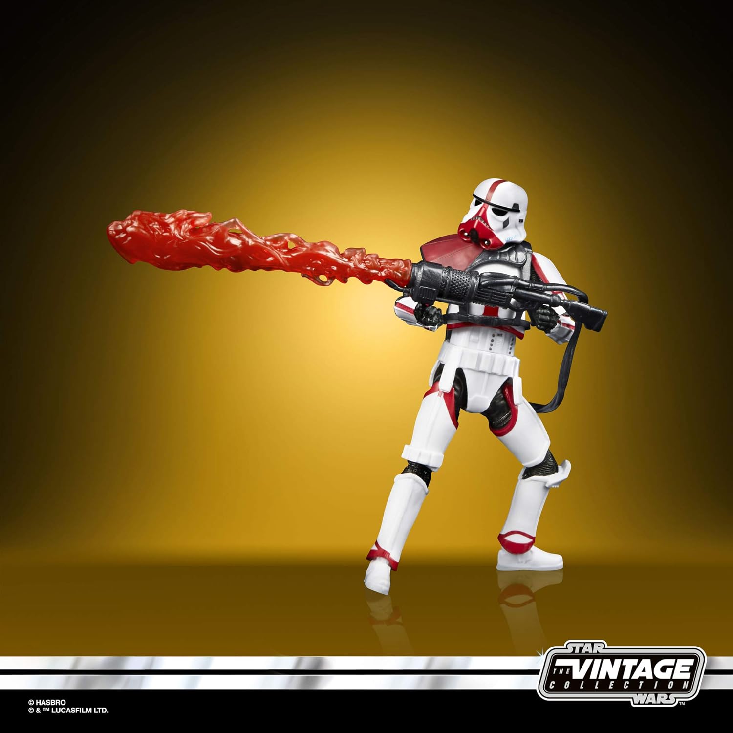 Star Wars Hasbro The Vintage Collection Incinerator Trooper, figura de acción The Mandalorian de 3.7 in de alto, juguete para niños a partir de 4