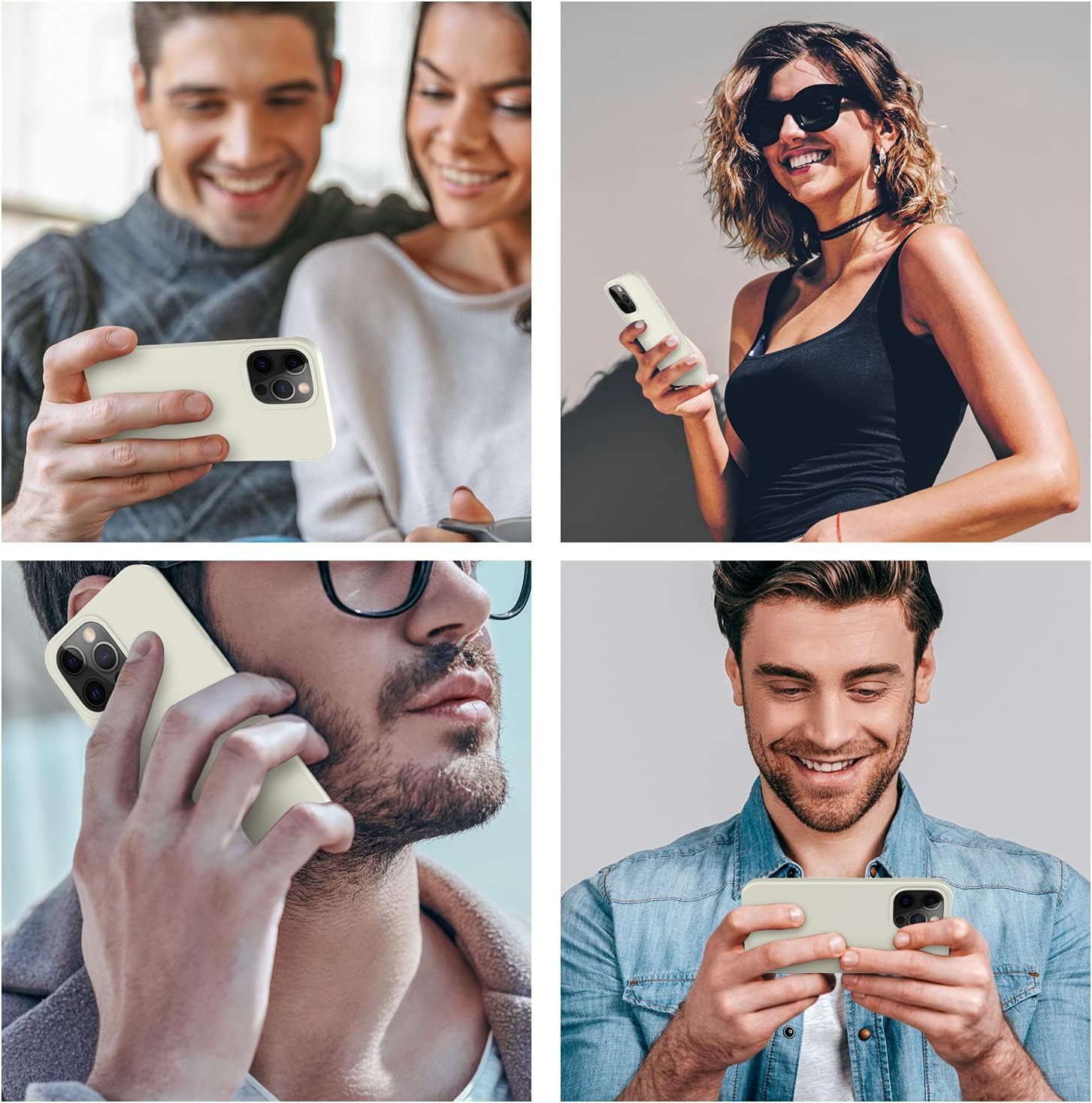Cordking – Funda protectora de silicona diseñada para iPhone 13, ultra delgada, a prueba de golpes con forro de microfibra suave antiarañazos, de