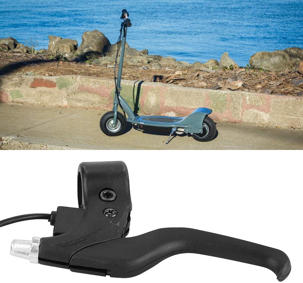Tbest Scooter E325S Palanca de freno, Razor mx350 Freno de palanca de freno,Otras partes,Palanca de freno lateral izquierda de plástico negro para
