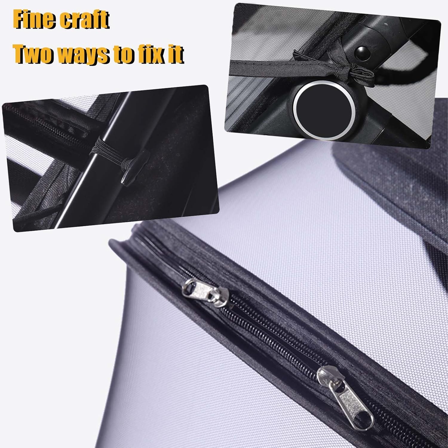 Little World Mosquito Net for Stroller Mosquito Net and Sunshade for Stroller Sun Protection Baby Mosquito Net Mesh Net Cover for Infant
