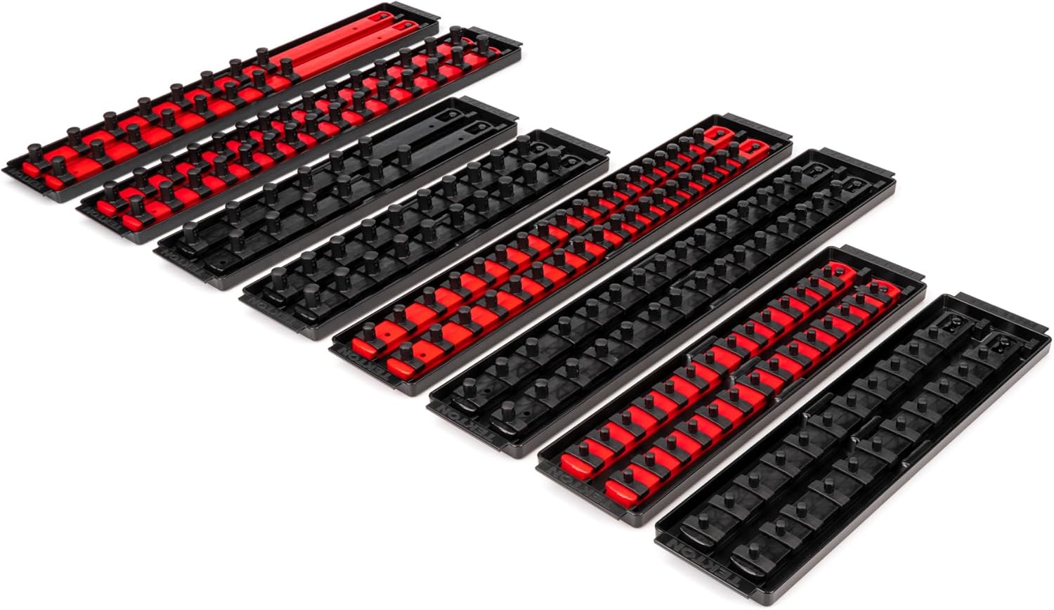TEKTON Juego de riel y bandeja de enchufe de 14, 38, 12 pulgada (196 herramientas)  OST97902