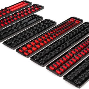 TEKTON Juego de riel y bandeja de enchufe de 14, 38, 12 pulgada (196 herramientas)  OST97902 TEKTON Juego de riel y bandeja de enchufe de 14, 38, 12 pulgada (196 herramientas)  OST97902