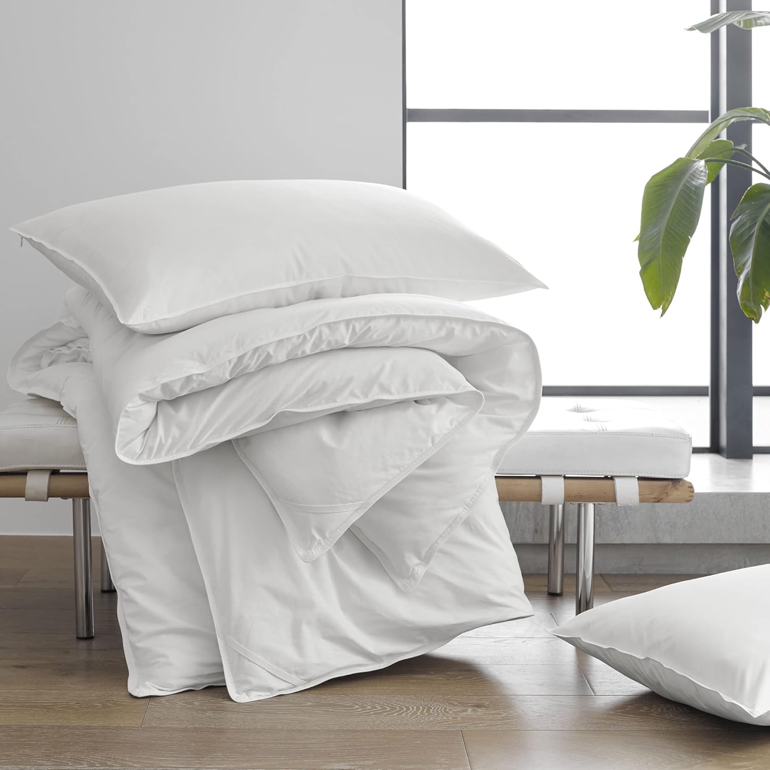 Martex Clean Essentials – Juego de almohada, tamaño King, color blanco, 2 piezas