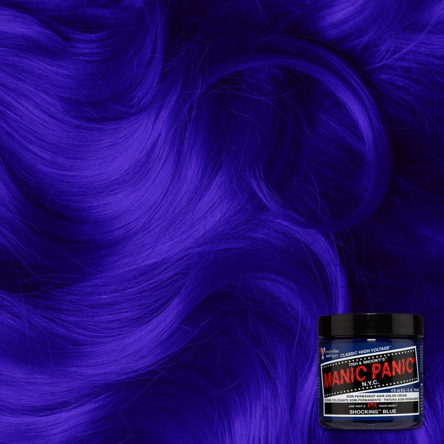 TiendaUsbeauty Manic Panic Crema de color de cabello semipermanente, paquete de de 1